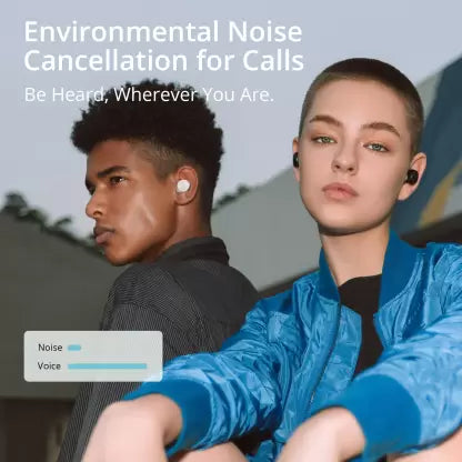 DIZO by Realme Techife GoPods D with Environment Noise Cancellation (ENC) Bluetooth Headset DIZO by Realme Techife GoPods D with Environment Noise Cancellation (ENC) Bluetooth Headset